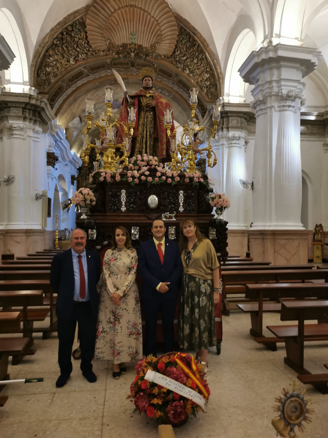 La Casa Regional de Ceuta en Algeciras, presente un año más en los actos de San Daniel